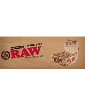RAW TIPS PERFORATED WD/TIPS 50CT