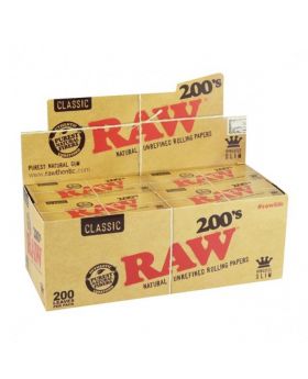 RAW CL 200'S PAPERS KS 40CT