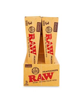 RAW CL CONES PEACEMAKER 3PK 16CT