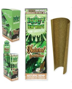 JUICY HEMP WRAPS NATURAL 25/2PK