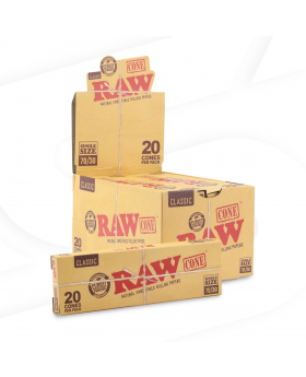 RAW CL CONES 70/30 20PK 12CT