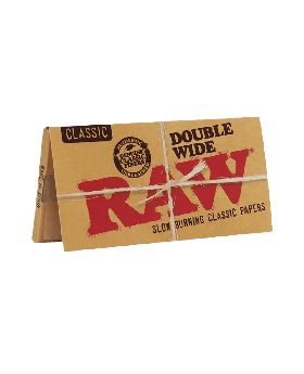 RAW CL DOUBLE WIDE PAPERS 50CT