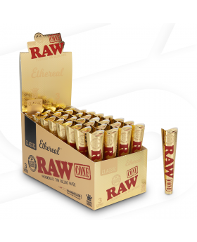 RAW ETHEREAL CONES KS 3PK 32CT