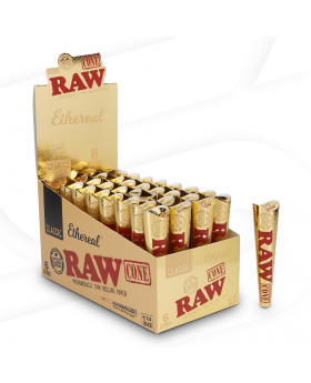 RAW ETHEREAL CONES 1.25 6PK 32CT