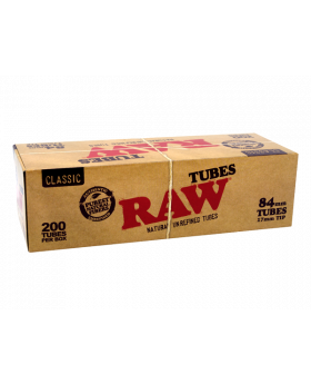 RAW CL TUBES 84MM W/TIP 1CT