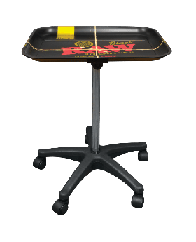 RAW BLACK TRAY WITH TABLE STAND