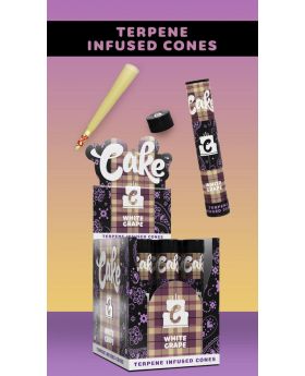 CAKE CONES WHITE GRAPE 12/2PK