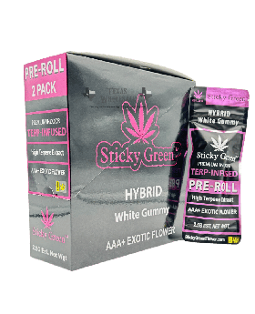 STICKY GREEN PREM ROLLS WHITE 10