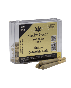 STICKY GREEN GL ROLLS SATIVA 25C