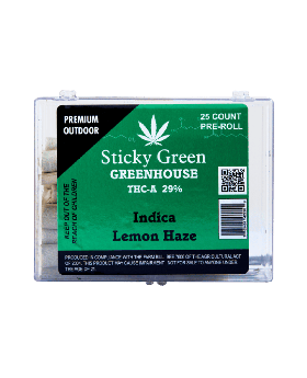 STICKY GREEN GR ROLLS INDICA 25C