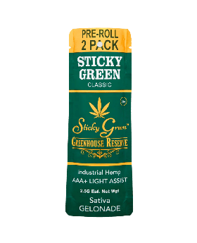 STICKY GREEN GR RE ROLL SAT 10/2