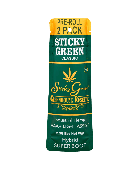 STICKY GREEN GR RE ROLL HYB 10/2