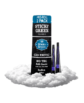 STICKY GREEN CBD ROLLS IND 10/2P