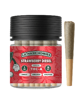 HIDDEN HILL ROLLS 1G 10PK STRAW