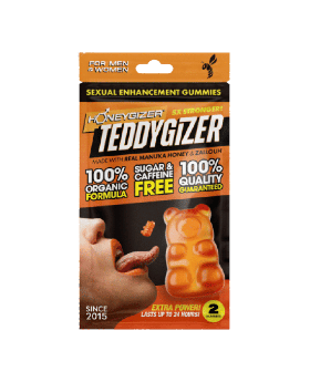 HONEYGIZER TEDDY ORANGE 1CT
