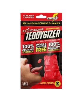 HONEYGIZER TEDDY RED 1CT