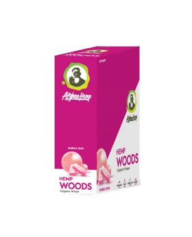 AFGHAN HEMP WOODS BUB/GUM 25/2PK