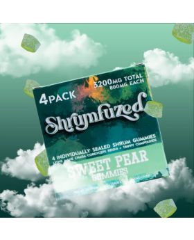 SHRUMFUZED 4PK SWEET PEAR 10CT
