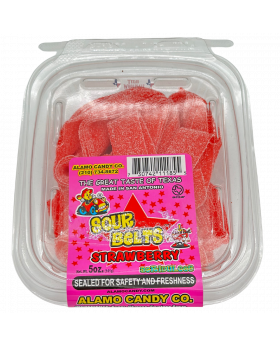 ACC SOUR BELTS TUB STRAWBERRY 6O