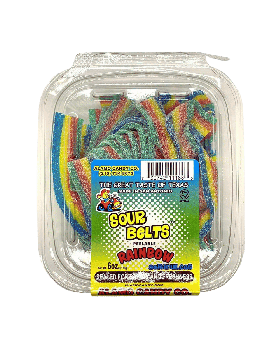 ACC SOUR BELTS TUB RAINBOW 6OZ