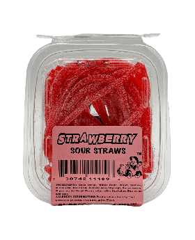 ACC SOUR STRAW TUB STRAWBERRY 6O