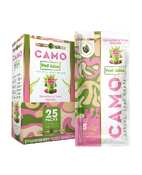 CAMO X TEA WRAPS STRAW YUZ 25/5P