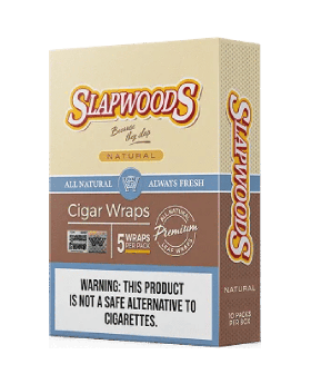 SLAPWOODS WRAPS NATURAL 10CT