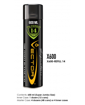 VECTOR BUTANE 14X 600ML 12CT