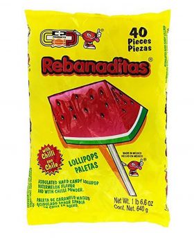 REBANADITAS PALETAS 40CT