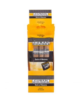 CUBAN ROUNDS CHURCHILL 8/3PK