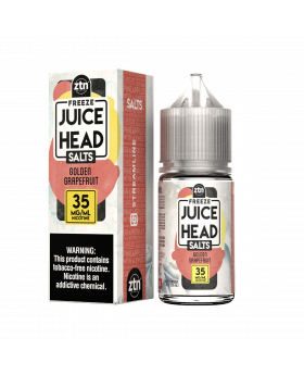 JUICE HEAD 30ML SALTS ZTN FREEZE GOLDEN GRAPEFRUIT 35MG
