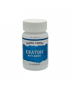 PC KRATOM CAP WHITE BORNEO 30CT