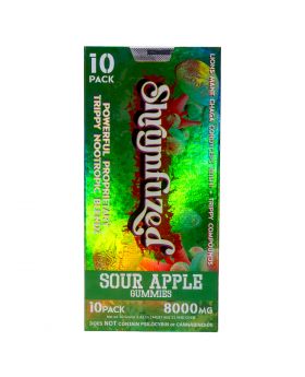 SHRUMFUZED 10PK SOUR APPLE 5CT