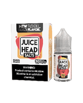 JUICE HEAD 30ML SALTS GUAVA PEACH 50MG