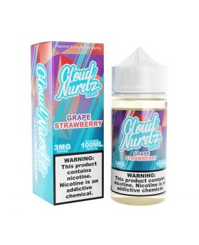 CLOUD NURDZ 100ML ICED STRAWBERRY GRAPE 6MG