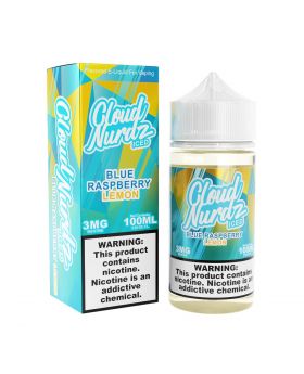 CLOUD NURDZ 100ML ICED BLUE RASPBERRY LEMON 6MG