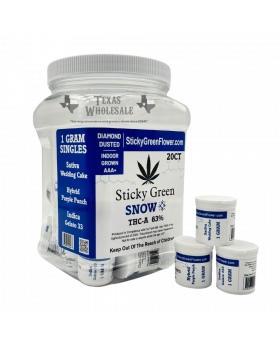 STICKY GREEN SNOW 1G SINGLES 20C