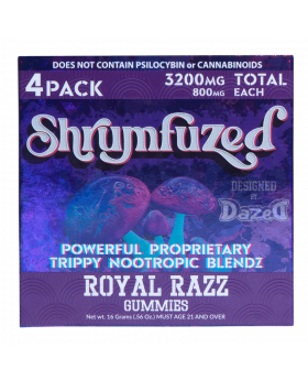 SHRUMFUZED 4PK ROYAL RAZZ 10CT