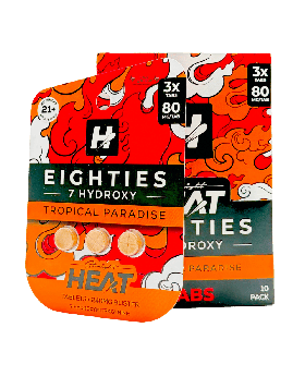 HEAT 7OH 80MG 3PK TROPICAL 10CT