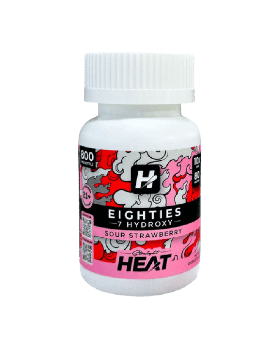 HEAT 7OH 80MG 10PK SOUR STRAW