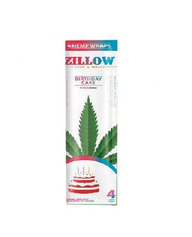 ZILLOW HEMP WRAPS BIRTHDAY 20/4P