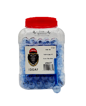 GLASS OB BLUE OBJ37 120CT