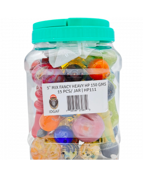 GLASS HP 5IN FANCY MIX HP111 15C