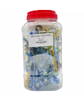 GLASS OB MIX WATERDOG OBJ15 20CT