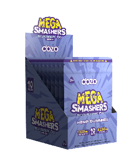 DOZO GUMMY MEGA 1250MG BLUE 10CT