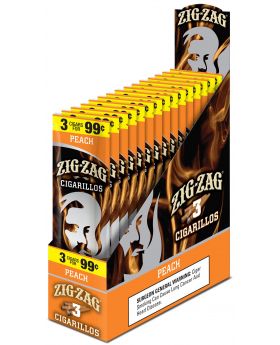 ZIG ZAG 3F99 PEACH 3PK 15CT