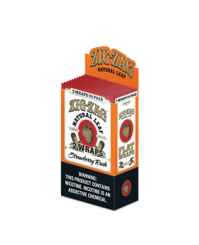 ZIG ZAG WRAPS 2PK STRAW RUSH 10C