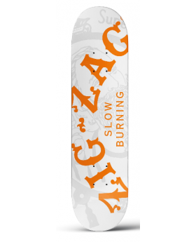 ZIG ZAG SKATEBOARD WHITE