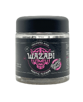 WAZABI FLOWER 3.5G BUBBLE BUTT