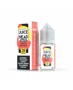 JUICE HEAD 30ML SALTS PINEAPPLE GRAPEFRUIT 25MG